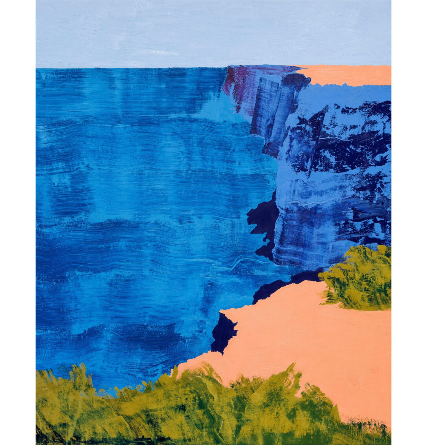 Marine Wallon, Gibara, 2023, huile sur toile  © Romain Darnaud - Adagp, Paris 2026